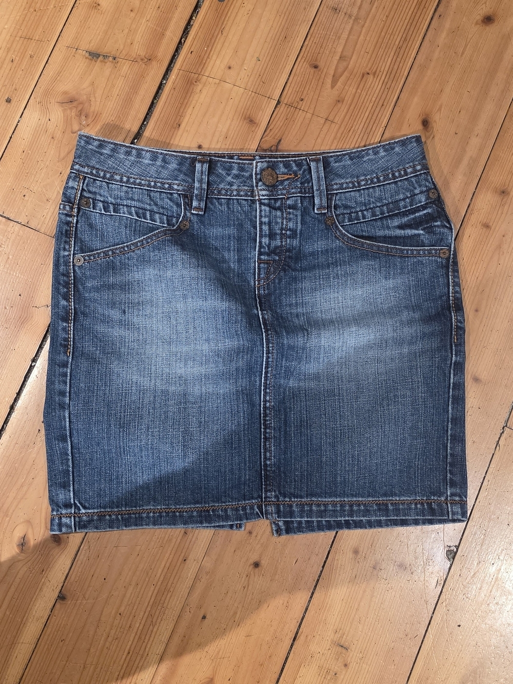 Levi's Denim Mini Skirt in Blue